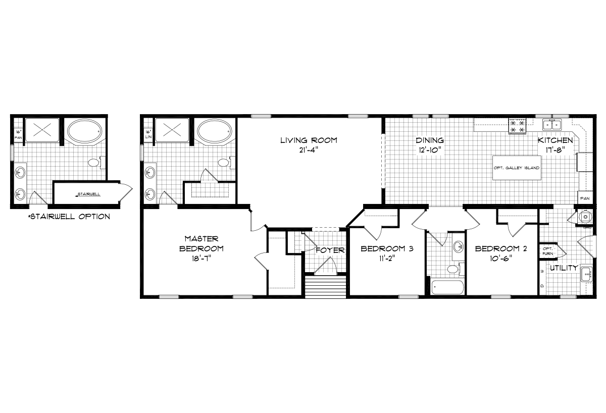 Mansion Elite Modular / The Laurel Forest 66B01 by Grandan Homes